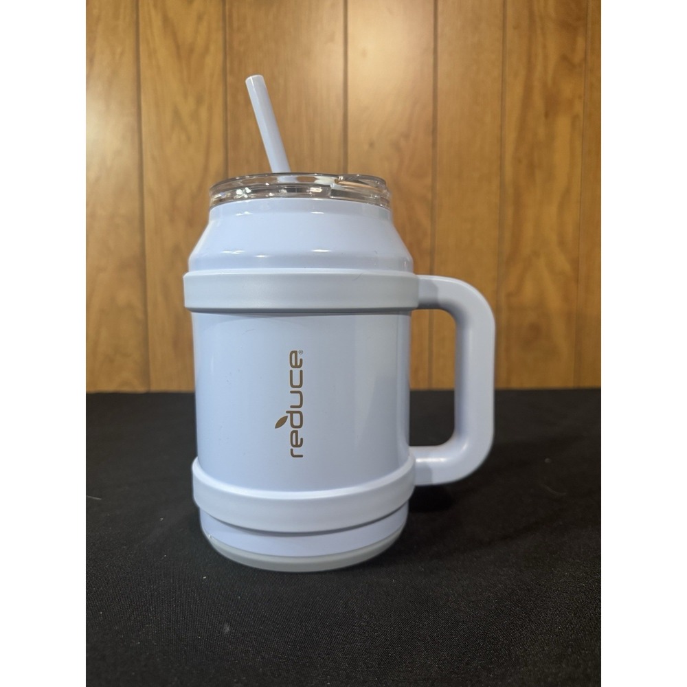 Reduce 50oz Cold1 Insulated Stainless Steel Straw Tumbler Mug-Blue New